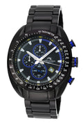Porsamo Bleu Julien Luxury  Chronograph Men's Stainless Steel Watch, Black, Blue 272BJUS