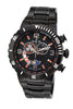 Porsamo Bleu Las Vegas luxury men's stainless steel watch, interchangeable bezels, black 111DLVS