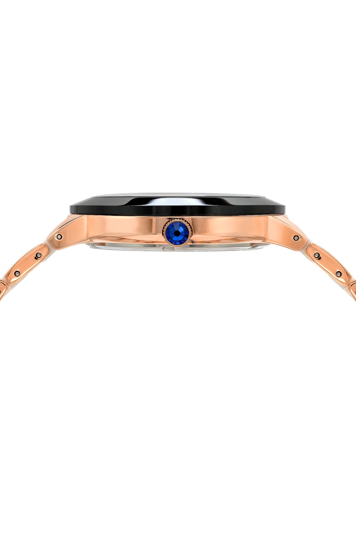 Porsamo Bleu Clarissa Luxury Women's Ceramic Watch, Rose, Black 552CCLC