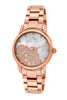Porsamo Bleu Juliet luxury diamond, opal women's stainless steel watch, rose 701CJUS