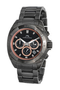 Porsamo Bleu Alex Luxury Men's Stainless Steel Watch, Gunmetal, Black 291CALS