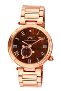Porsamo Bleu Celeste Luxury Women's Stainless Steel Watch, Rose, Brown 193BCES