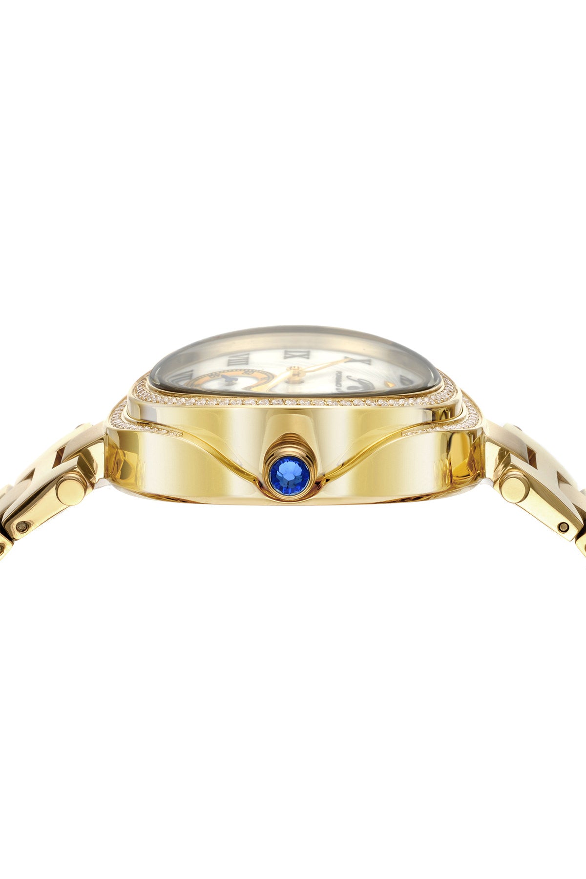 Porsamo Bleu South Sea Crystal Luxury Women's Stainless Steel Watch, Champagne 104BSSC