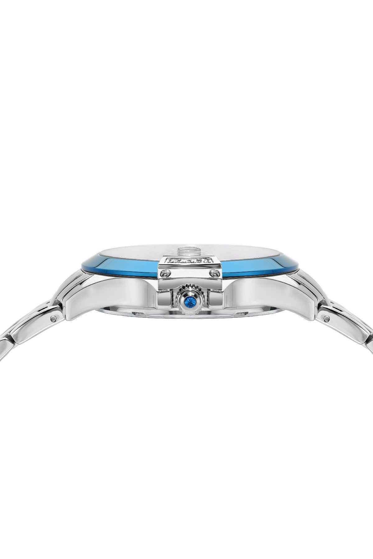 Porsamo Bleu Olivia Luxury Women's Stainless Steel Watch, Silver, Blue 982AOLS