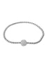 Stretch bead bracelet with topaz 511BS