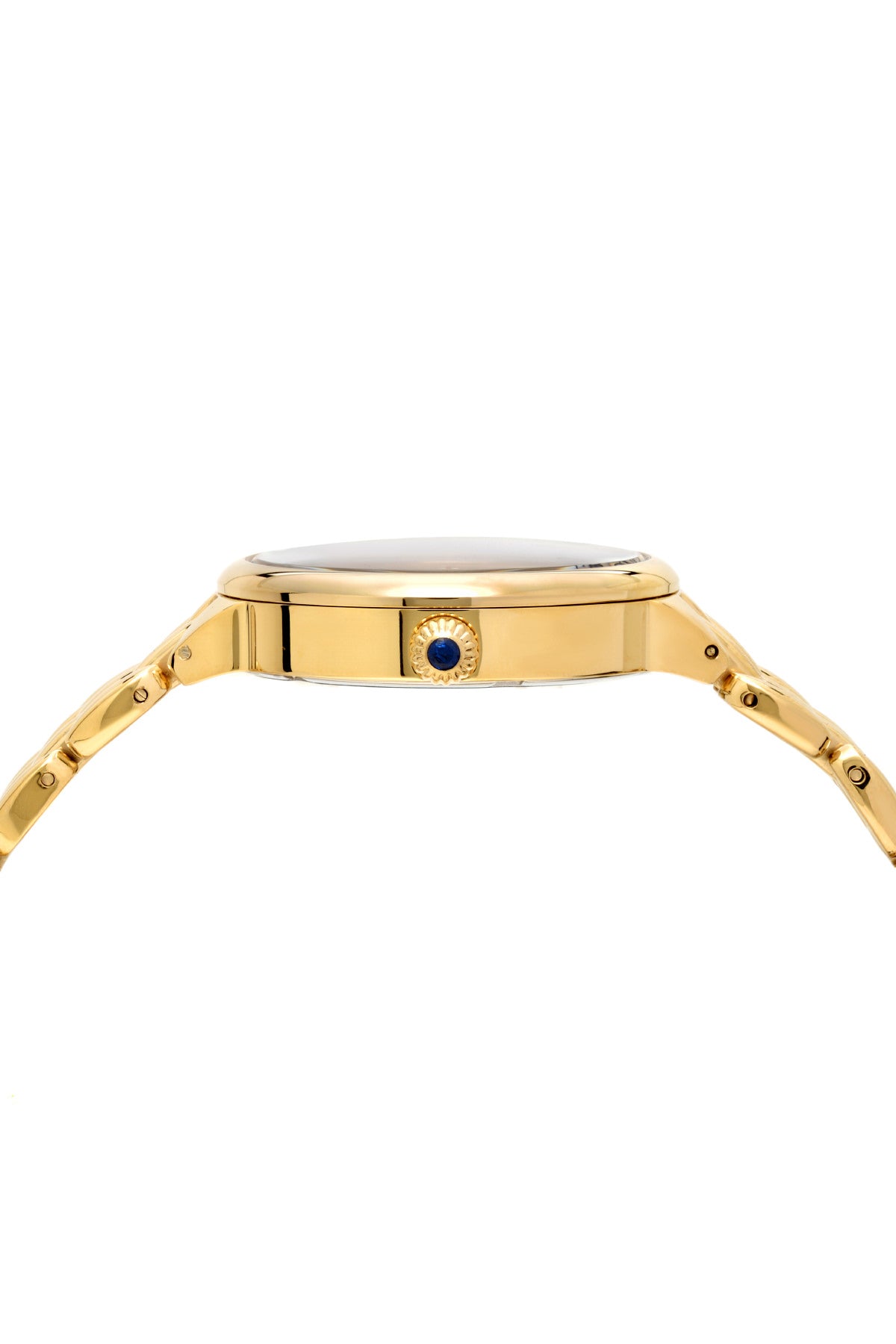 Porsamo Bleu Claire Luxury Diamond Women's Stainless Steel Watch, Gold, Black 722BCLS
