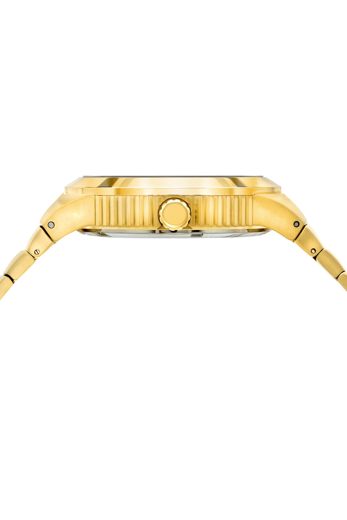 Porsamo Bleu Luca luxury men's stainless steel watch, gold, white 531BLUS