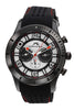 Porsamo Bleu Etienne luxury men's watch, silicone strap, black 211AETR