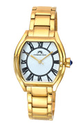 Porsamo Bleu Isabel Luxury Women's Stainless Steel Watch, Gold, White 182BISS