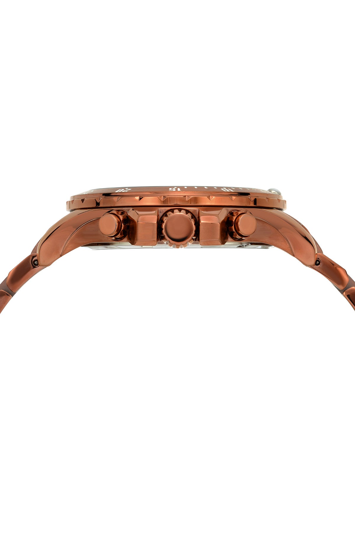 Porsamo Bleu Lorenzo luxury chronograph men's stainless steel watch, brown 562BLOS