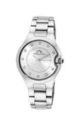 Porsamo Bleu Emilia Luxury Diamond Women's Stainless Steel Watch, Silver 821AEMS