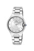 Porsamo Bleu Emilia luxury diamond women's stainless steel watch, silver 821AEMS