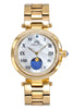 Porsamo Bleu South Sea Crystal Moon Luxury Women's Stainless Steel Watch, Gold 108BSSM