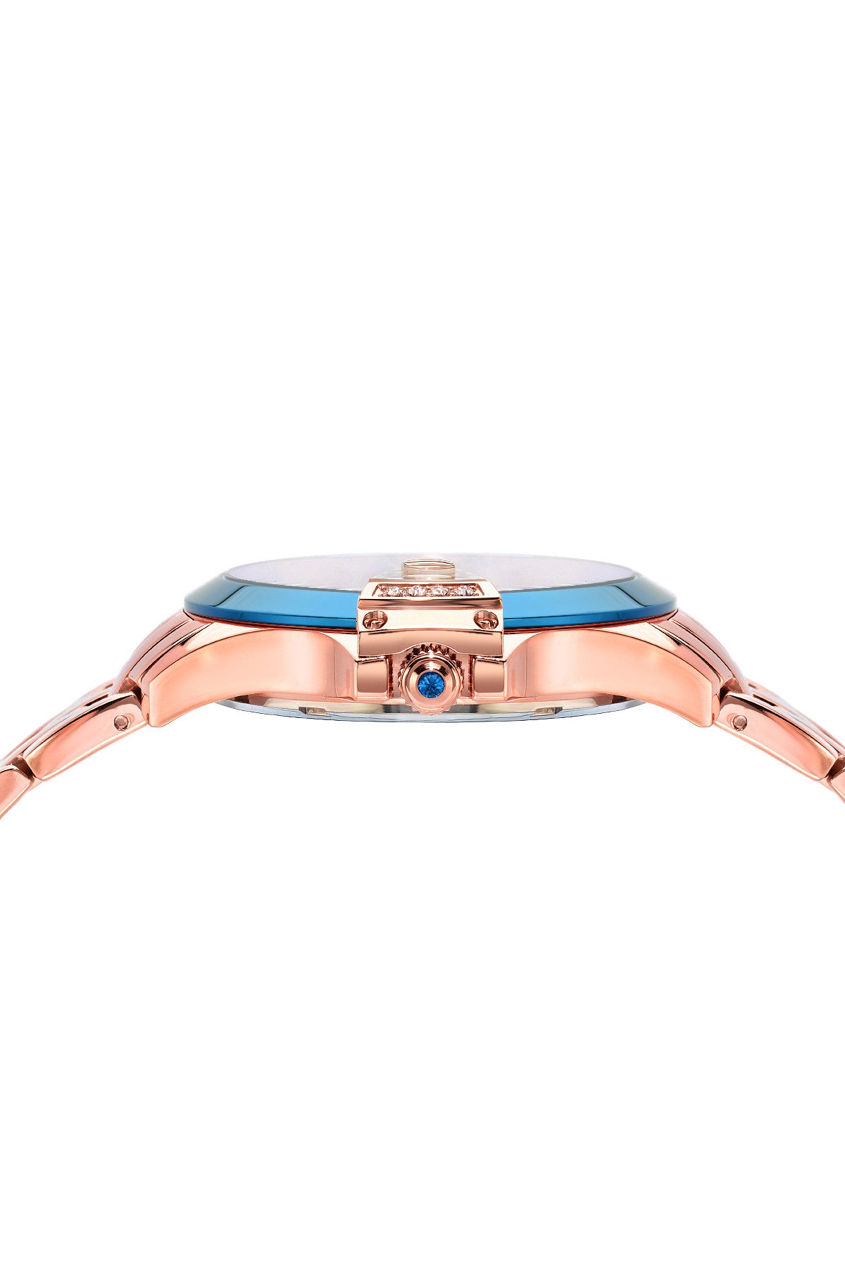 Porsamo Bleu Olivia Luxury Women's Stainless Steel Watch, Rose, Blue 982COLS