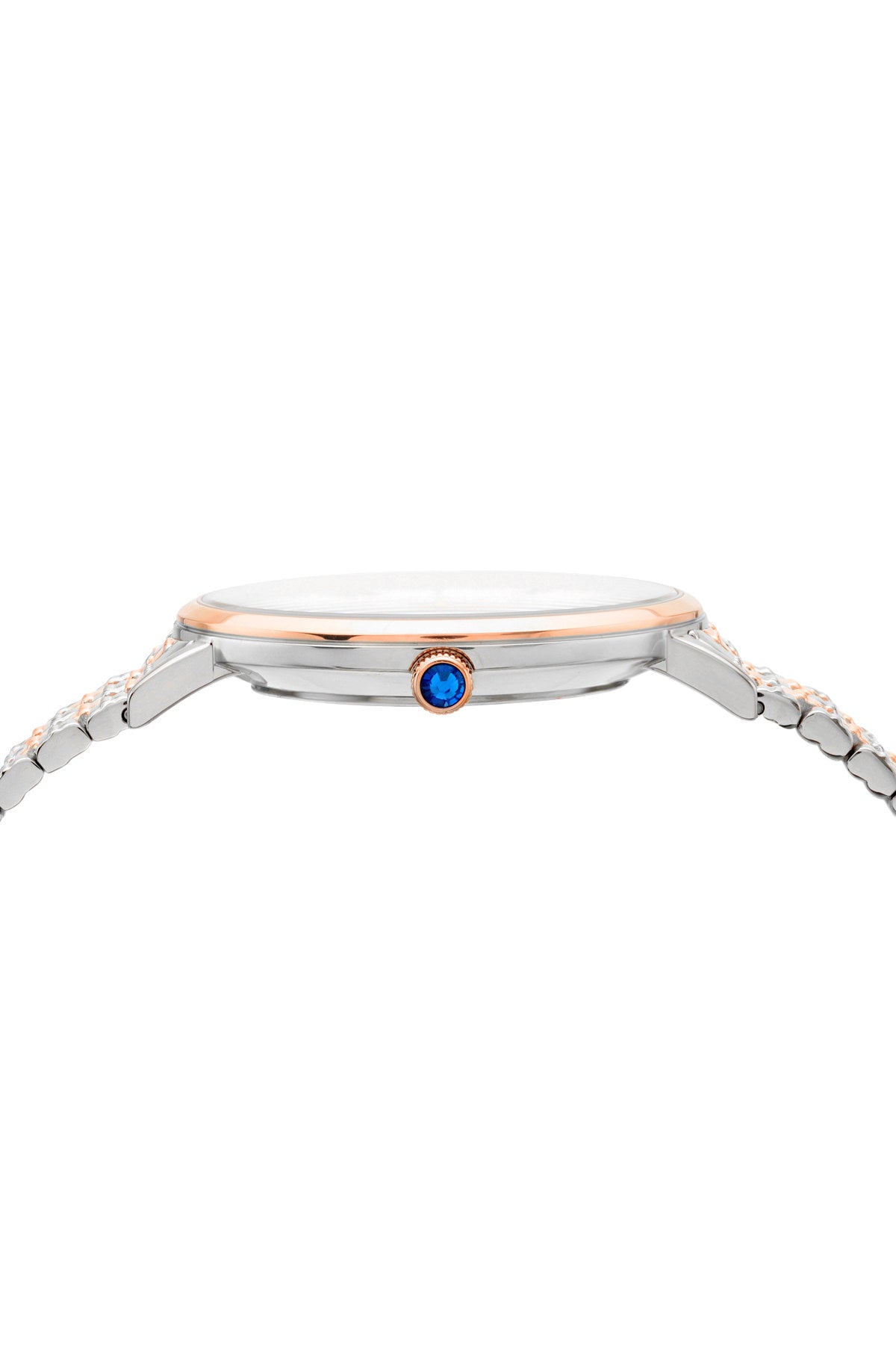 Porsamo Bleu Antonia Luxury Slim Women's Stainless Steel Watch, Silver, Rose 432BANS