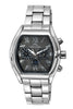 Porsamo Bleu Bruno luxury men's stainless steel watch, silver 201CBRS