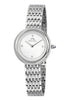Porsamo Bleu Florentina Luxury Diamond Women's Stainless Steel Watch, White,Silver 901AFLS