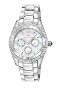 Porsamo Bleu Valentina Luxury Women's Stainless Steel Watch, Silver, White 541AVAS