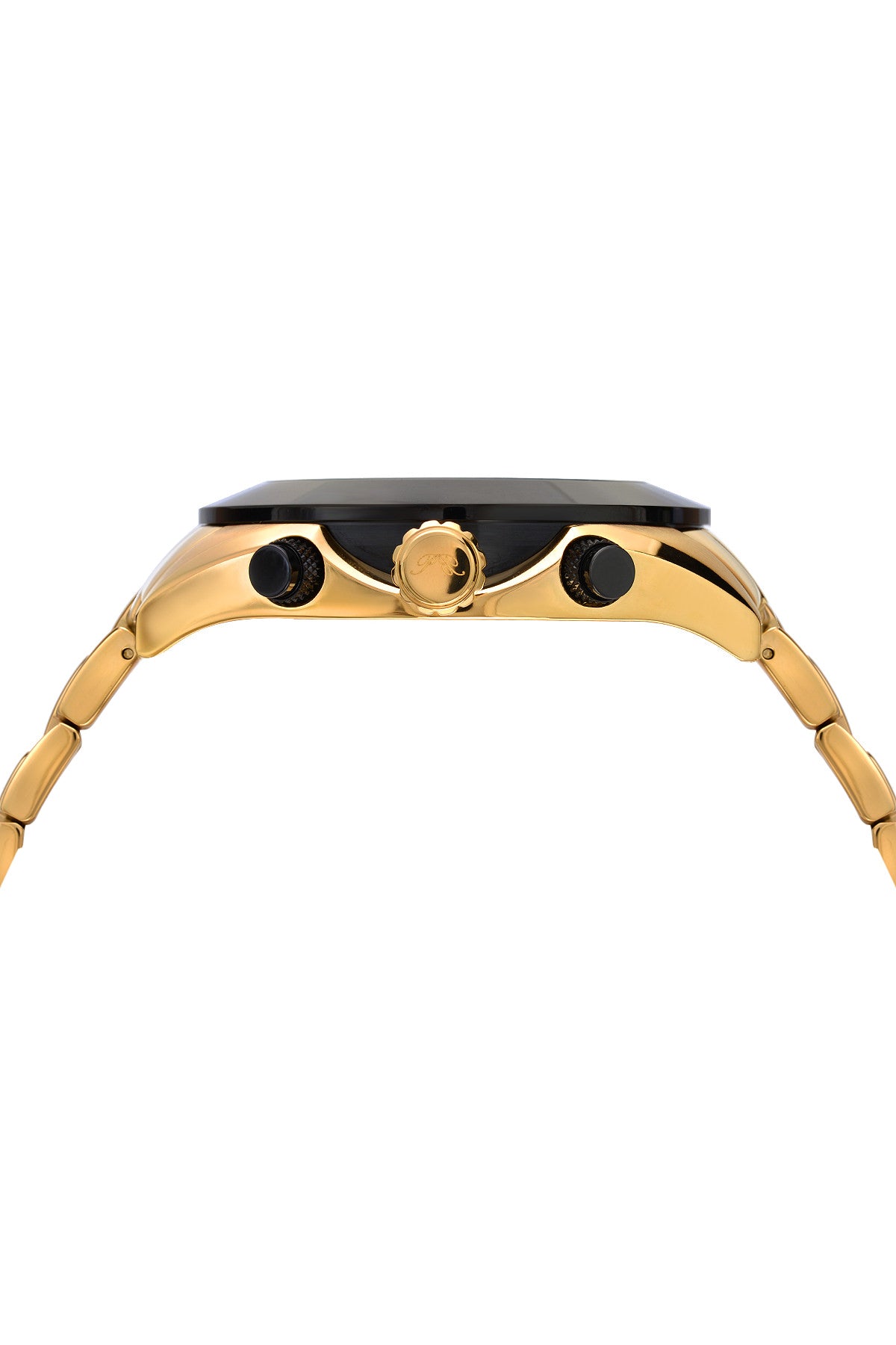 Porsamo Bleu Pascal luxury chronograph men's stainless steel watch, gold, black 262APAS