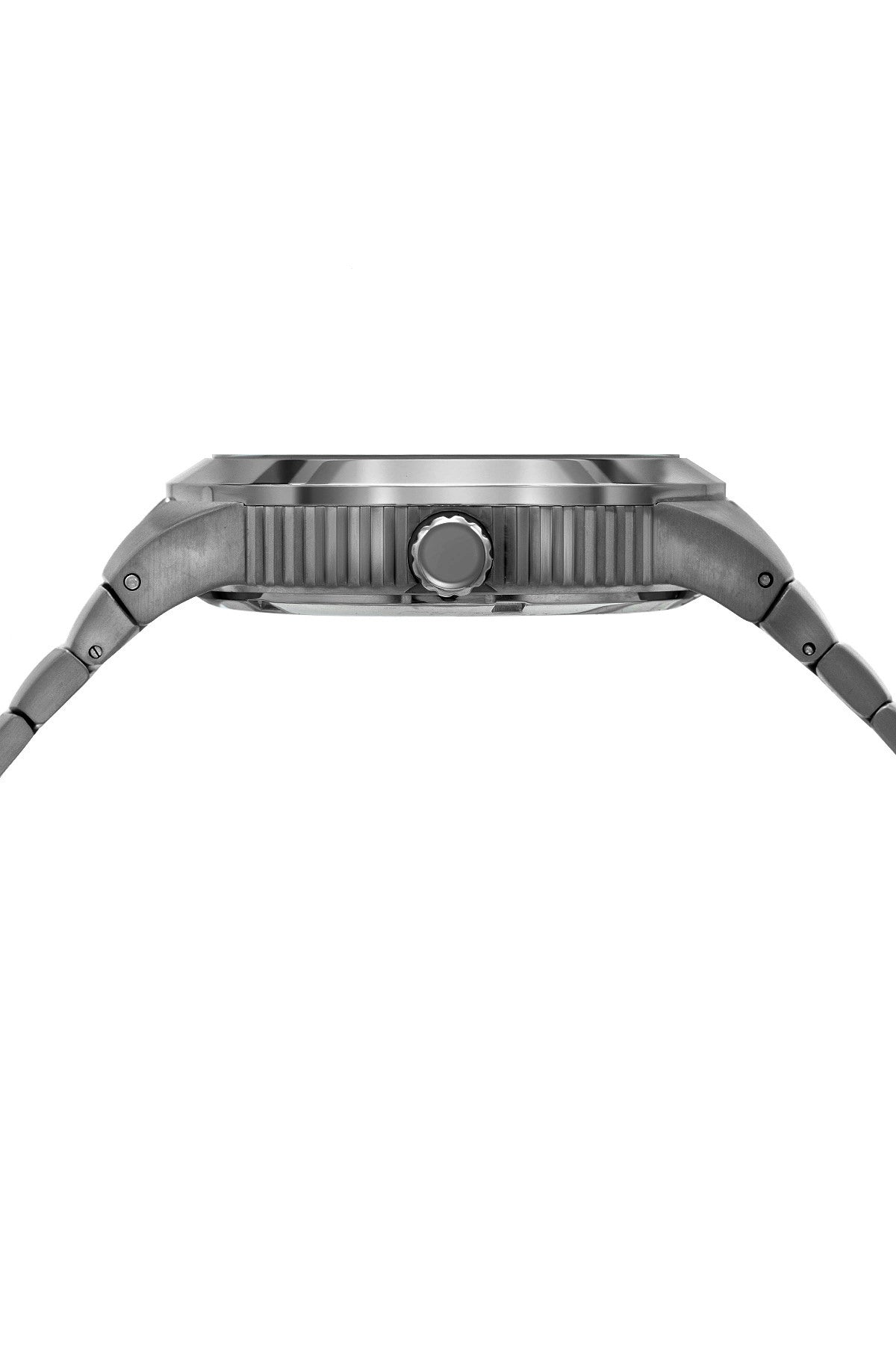 Porsamo Bleu Luca luxury men's stainless steel watch, grey, black 531FLUS