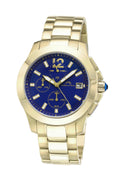 Porsamo Bleu Harper Luxury Chronograph Women's Stainless Steel Watch, Champagne, Blue 522CHAS