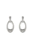 Oval dangle earrings with diamonds 2008ES