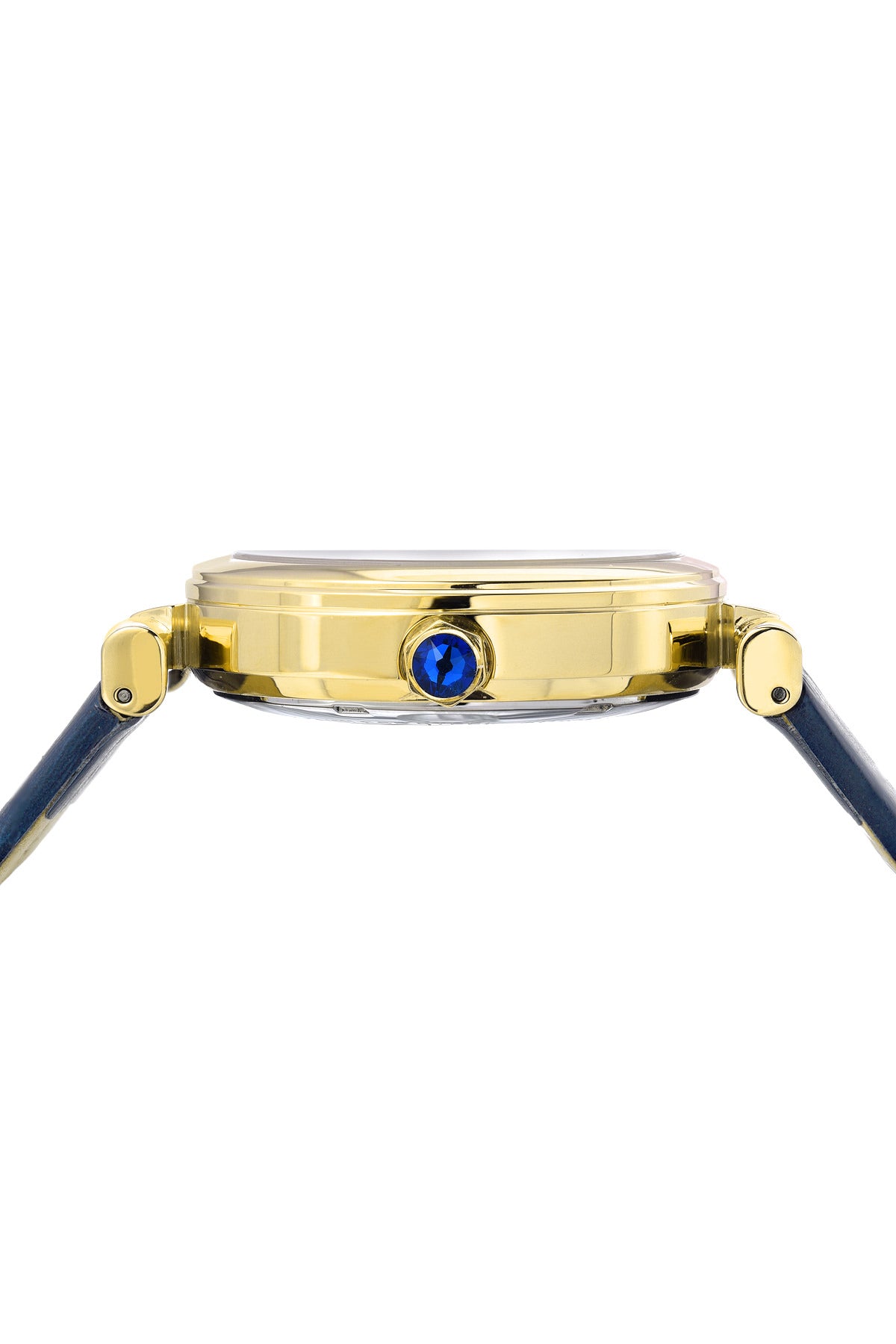 Porsamo Bleu Coco Luxury Automatic Women's Watch, Genuine Leather Band, Gold, Blue 812BCOL