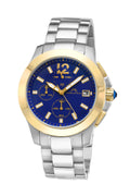 Porsamo Bleu Harper Luxury Chronograph Women's Stainless Steel Watch, Silver, Gold, Blue 522BHAS