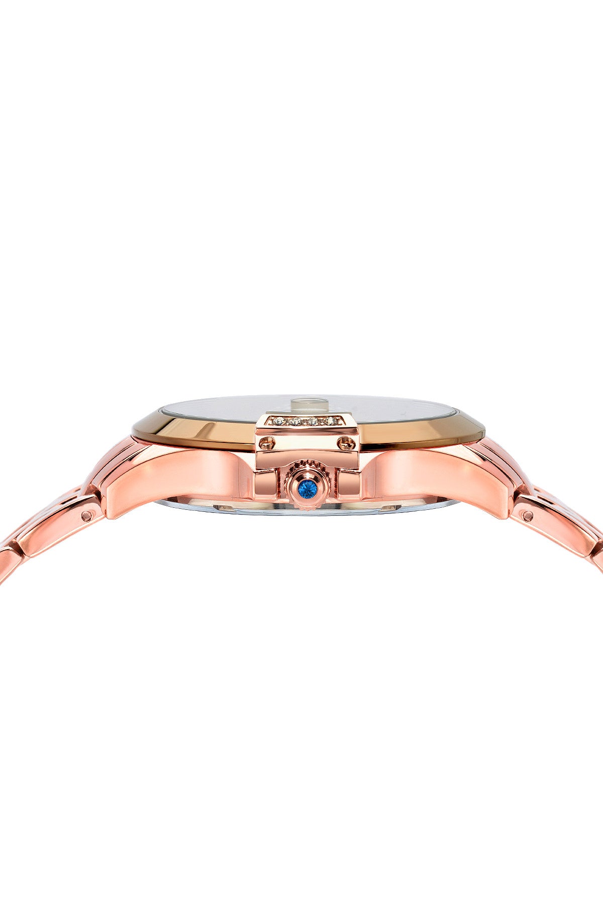 Porsamo Bleu Olivia Luxury Women's Stainless Steel Watch, Rose, Brown 984AOLS