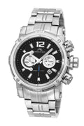 Porsamo Bleu Antonio Luxury Chronograph Men's Stainless Steel Watch, Silver 612AANS