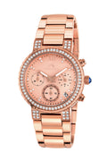 Porsamo Bleu Pilar Luxury Chronograph Women's Stainless Steel Watch, Rose 501CPIS