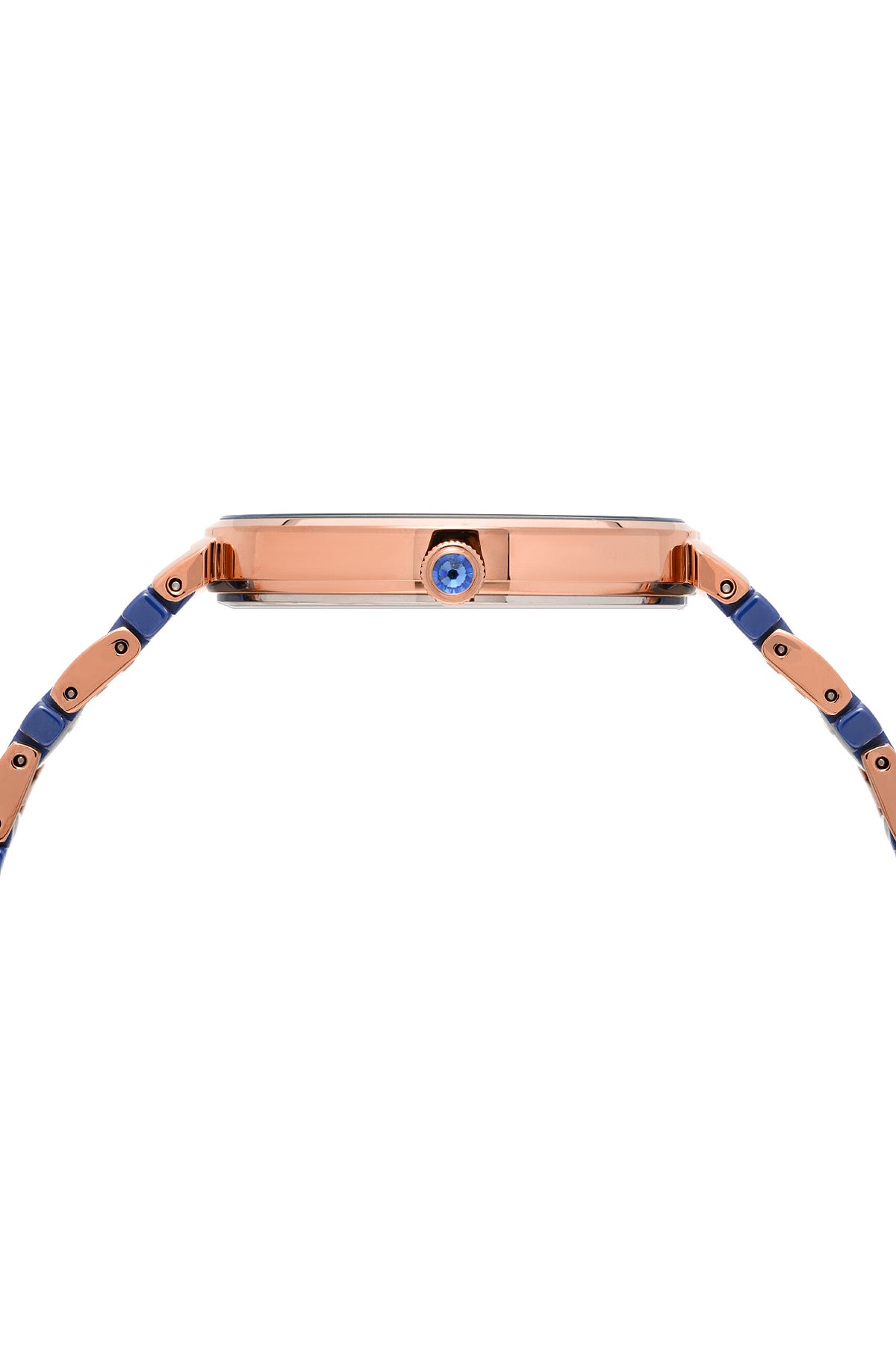 Porsamo Bleu Alexandra Luxury Ceramic Women's Watch, Rose, Blue 792CALC