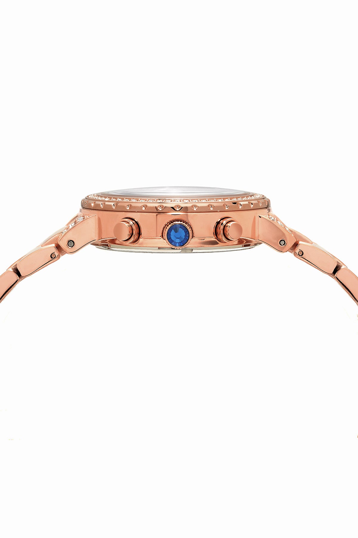Porsamo Bleu Pilar luxury chronograph women's stainless steel watch, rose, blue 502CPIS
