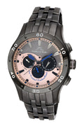 Porsamo Bleu, Andre Luxury Men's Stainless Steel Watch, Gunmetal, Rose 222DANS