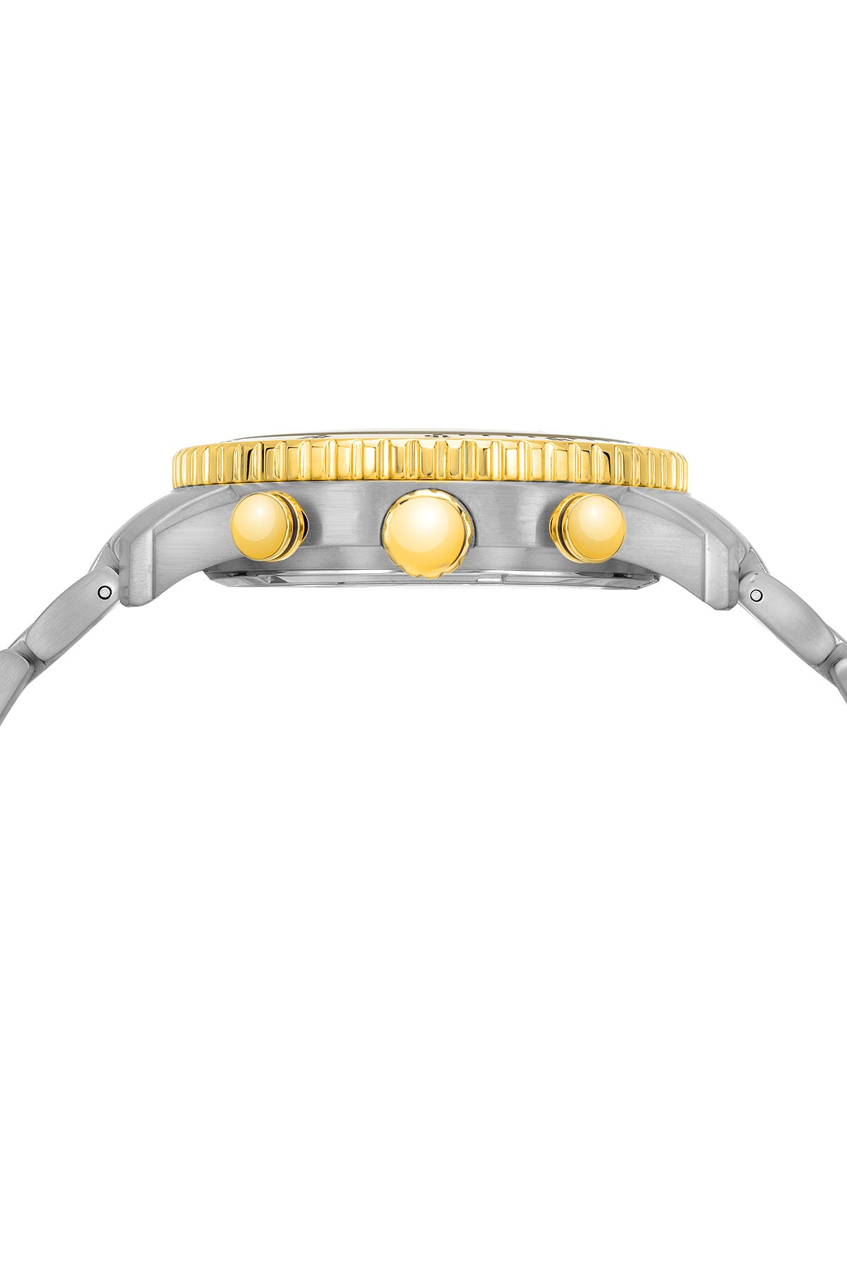 Porsamo Bleu Taylor luxury chronograph men's stainless steel watch, silver, gold 621DTAS