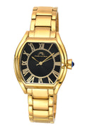 Porsamo Bleu Isabel Luxury Women's Stainless Steel Watch, Gold, Black 181BISS
