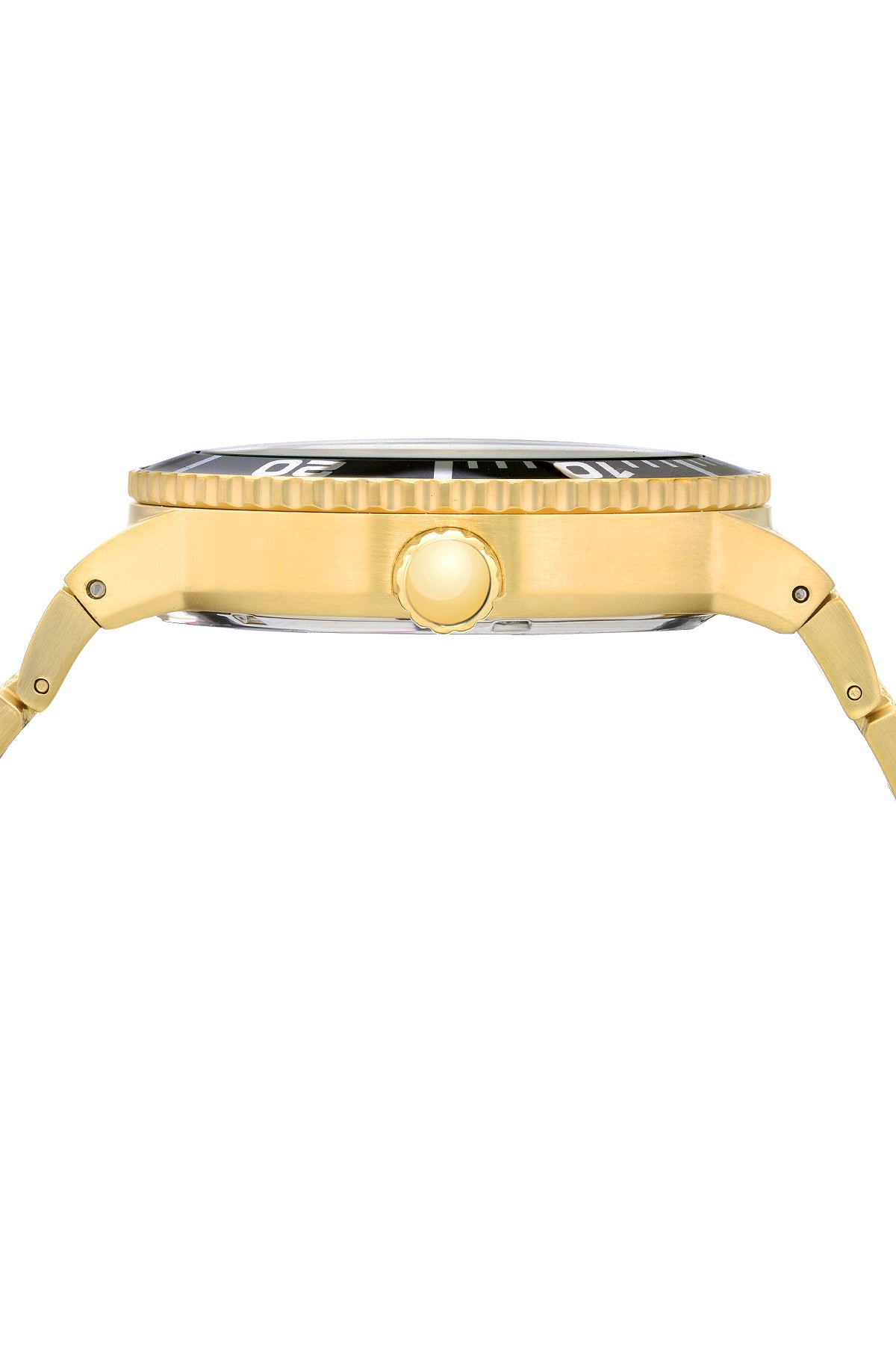 Porsamo Bleu Sebastian luxury men's stainless steel watch, gold, black 461BSES