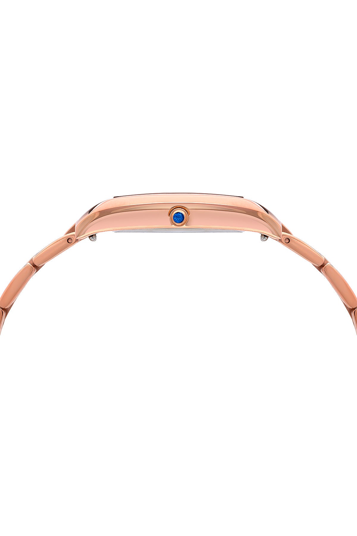 Porsamo Bleu Karla Luxury Women's Stainless Steel Watch, Interchangeable Bands, Rose, Brown 962CKAS