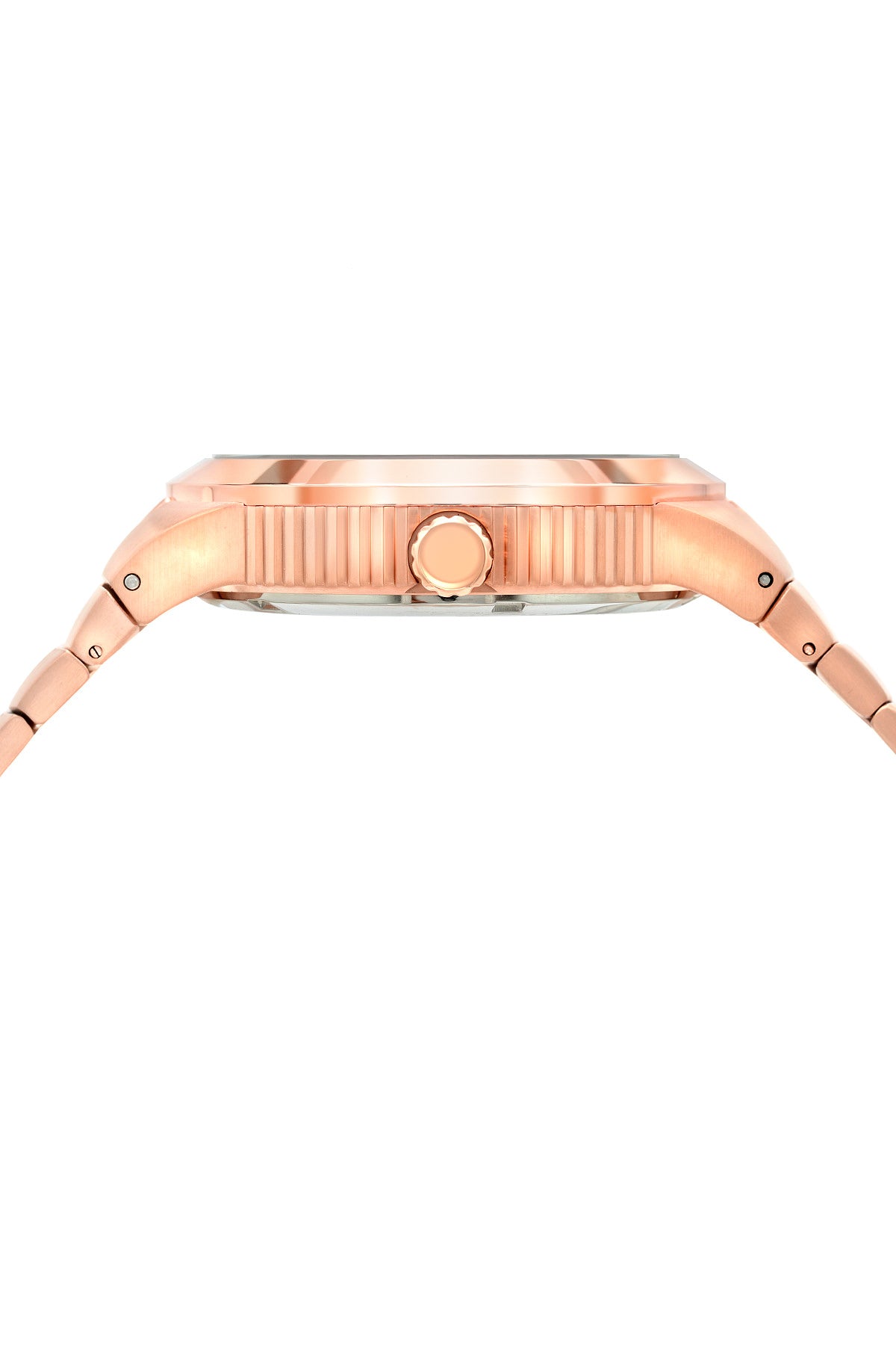 Porsamo Bleu Luca Luxury Men's Stainless Steel Watch, Rose, White 531CLUS