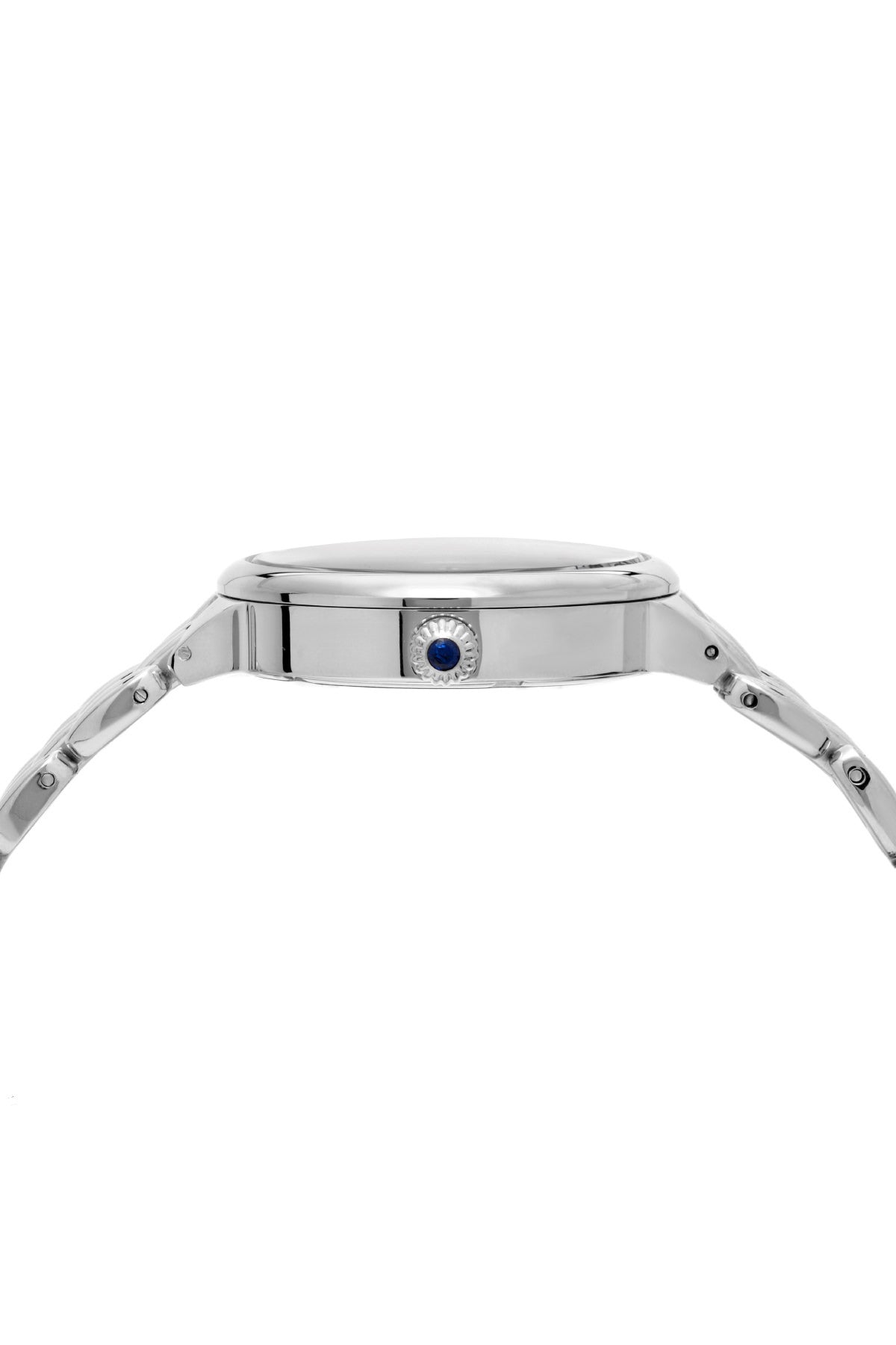 Porsamo Bleu Blair luxury diamond women's stainless steel watch, silver, white 711ABLS