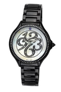 Porsamo Bleu Paris Luxury Diamond Women's Stainless Steel Watch, Black 131EPAS
