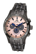 Porsamo Bleu, Andre Luxury Men's Stainless Steel Watch, Gunmetal, Rose 221DANS